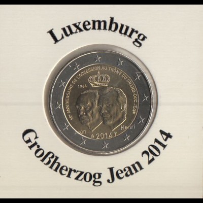 Luxemburg 2014 Großherzog Jean
