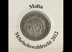 Malta 2012 Mehrheitswahlrecht