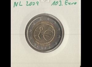 Niederlande 2009 WWU 10 Jahre € Strichmännchen