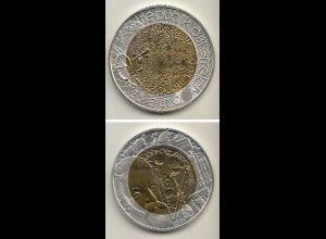 Österreich Nr. 362, Rücks. d. Mondes, Aufnahme Raumsonde, Silber/Niob (25 Euro)