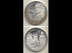 Österreich Nr. 387, Kaiser Constantius II., Silber (20 Euro)