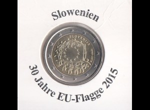 Slowenien 2015 EU-Flagge
