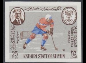 Aden Kathiri State Mi.Nr. 135B Olympia 1968 Grenoble, Eishockey (25)
