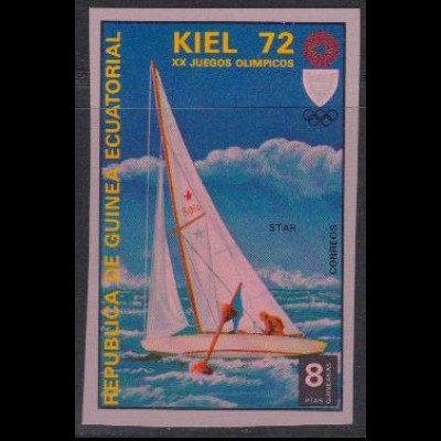 Äquatorialguinea Mi.Nr. A102 Olympia 1972 München/Kiel, Segeln (8)