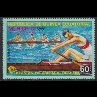 Äquatorialguinea Mi.Nr. 104 Olympia 1972 München, Rudern (50)
