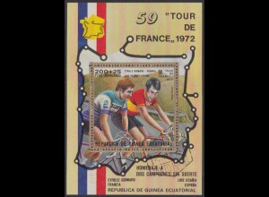 Äquatorialguinea Mi.Nr. Block 72 Tour de France 1972, Guimard, Ocania 