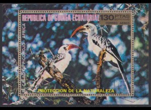 Äquatorialguinea Mi.Nr. Block 246 Afrikanischer Vogel 