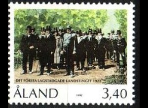 Aland Mi.Nr. 63 70 J. aländischer Landtag, Abgeordnete (3.40M)