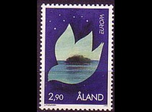 Aland Mi.Nr. 101 Europa 95, Friedenstaube, Insel, Sternbild Gr. Wagen (2.90M)