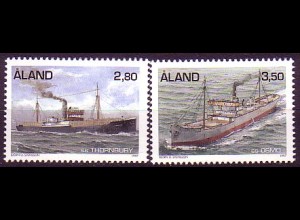 Aland Mi.Nr. 131-132 Dampfschiffe (2 Werte)
