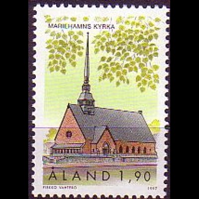 Aland Mi.Nr. 133 St.-Georgs-Kirche, Mariehamn (1.90M)