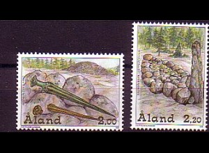 Aland Mi.Nr. 153-154 Bronzezeit (2 Werte)