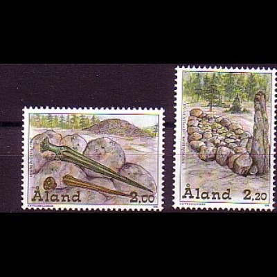 Aland Mi.Nr. 153-154 Bronzezeit (2 Werte)