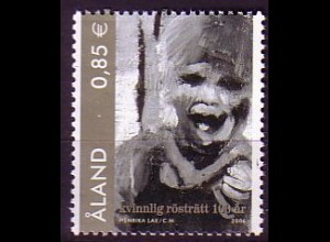 Aland Mi.Nr. Zw.262 100 Jahre Frauenwahlrecht in Finnland (262/Zw.steg/262)