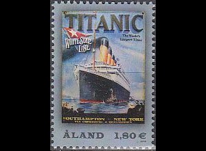 Aland Mi.Nr. 356 100. Jahrestag des Untergangs der "Titanic" (1,80)