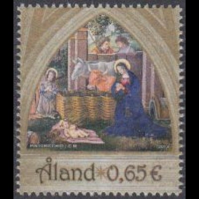 Aland Mi.Nr. 384 Weihnachten, Fresko von Pinturicchio (0,65)