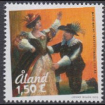 Aland Mi.Nr. 386 100Jahre Theaterverein Mariehamn (1,50)