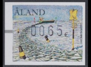 Aland ATM Mi.Nr. 22 Seezeichen, Frachtschiff (0,65)