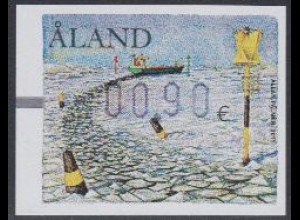 Aland ATM Mi.Nr. 22 Seezeichen, Frachtschiff (0,90)