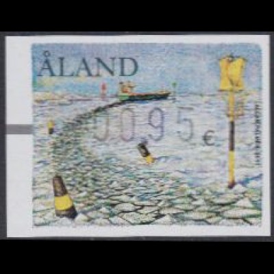 Aland ATM Mi.Nr. 22 Seezeichen, Frachtschiff (0,95)