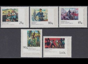 Albanien Mi.Nr. 1953-57 Gemälde (5 Werte)