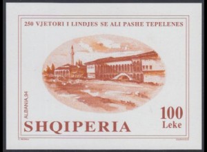 Albanien Mi.Nr. Block 102 250.Geb.Ali Pascha Tepelena