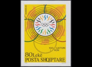 Albanien Mi.Nr. Block 103 100Jahre IOC