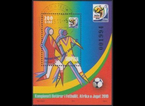 Albanien Mi.Nr. Block 177 Fußball-WM 2010 Südafrika