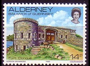 Alderney Mi.Nr. 8 Fort Clonque (14)