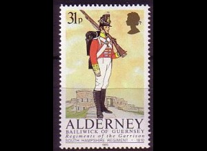 Alderney Mi.Nr. 26 Soldat des South Hampshire Regiments (1810) (31)