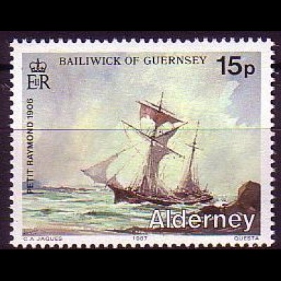Alderney Mi.Nr. 33 Petit Raymont (15)