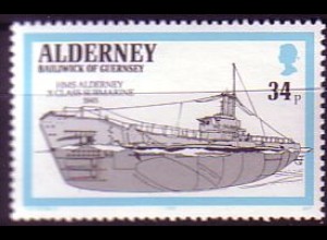 Alderney Mi.Nr. 46 Unterseeboot A-Klasse (34)