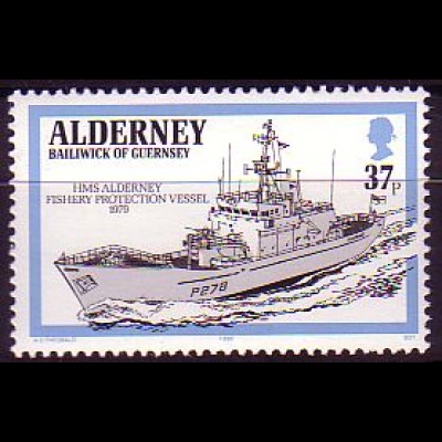 Alderney Mi.Nr. 47 Fischereischutzboot (37)