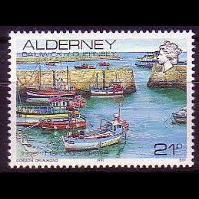 Alderney Mi.Nr. 48 Innerer Hafen, Brays (21)