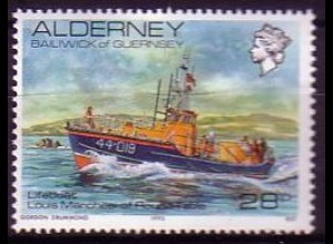Alderney Mi.Nr. 60 Seenotrettungskreuzer (28)