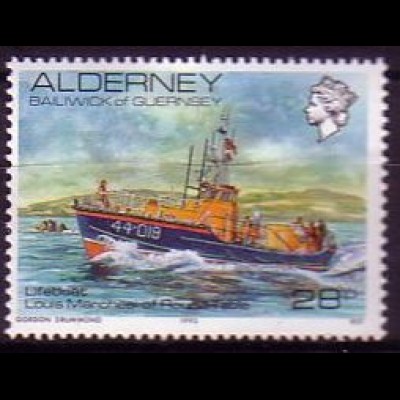 Alderney Mi.Nr. 60 Seenotrettungskreuzer (28)