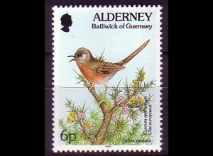 Alderney Mi.Nr. 70 A Provence-Grasmücke (6)