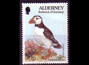 Alderney Mi.Nr. 78 A Papageitaucher (30)