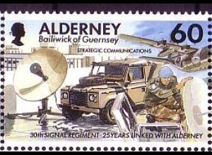 Alderney Mi.Nr. 92 Stratigische Fernmeldeverbindungen (60)