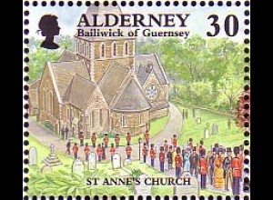 Alderney Mi.Nr. 125 Kirche von St. Anne (30)
