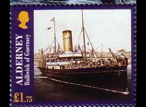 Alderney Mi.Nr. 130 Dampfschiff "Stella" (1,75)