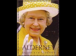 Alderney Mi.Nr. 166 75. Geburtstag Königin Elsabeth II. (1,75)