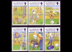 Alderney Mi.Nr. 173-78 Golf (6 Werte)