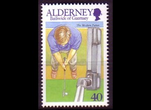 Alderney Mi.Nr. 176 Putter (40)