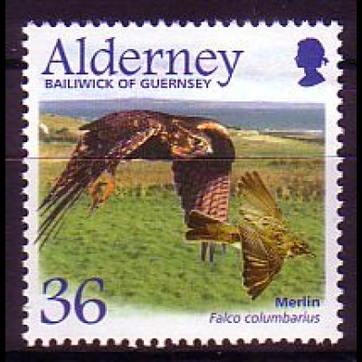 Alderney Mi.Nr. 190 Merlin (36)