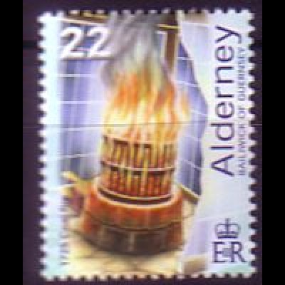 Alderney Mi.Nr. 194 Leuchtturm: Kohlebefeuerung (22)