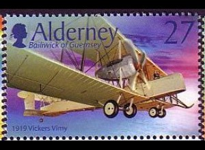 Alderney Mi.Nr. 207 Vickers F.B. 27 Vimy (27)