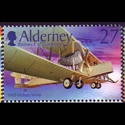 Alderney Mi.Nr. 207 Vickers F.B. 27 Vimy (27)