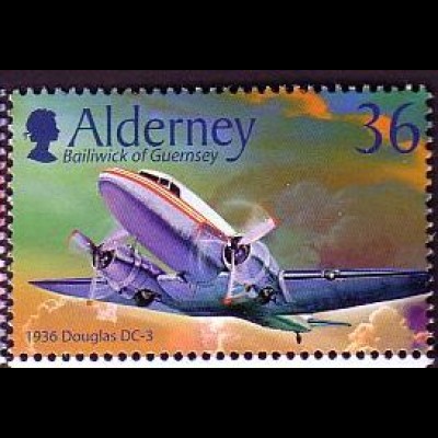 Alderney Mi.Nr. 208 Douglas DC-3 (36)