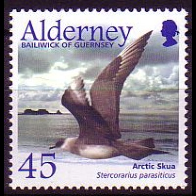 Alderney Mi.Nr. 216 Schmarotzerraubmöwe (45)